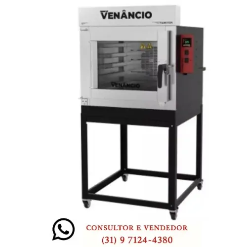 Forno 5 Esteiras a Gás Turbo Venâncio