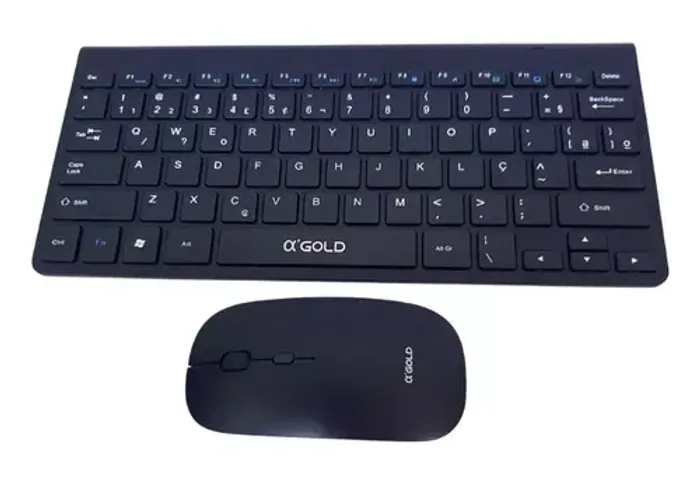 Teclado e Mouse Sem Fio - Novo