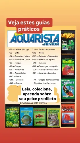 Aquários - livrinhos sobre Aquarismo é outros pets