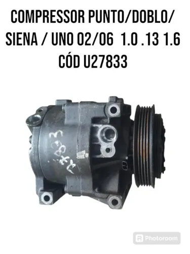 Compressor Ar Condicionado Fiat Punto/Doblo/Siena/Uno