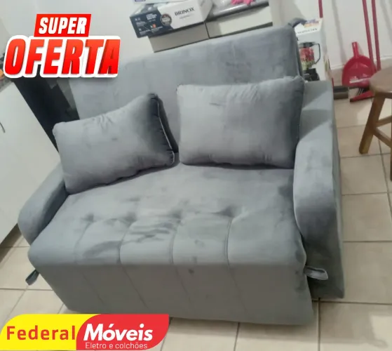 Sofá Cama em Promoção 1,38m - Solicite Nosso Catálogo 
