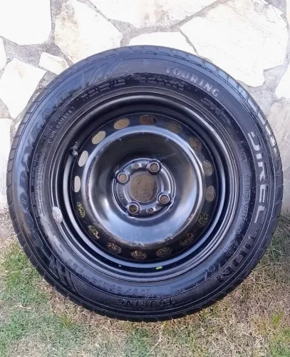 PNEU GOODYEAR COM RODA ARO 14 FUMAGALLI FIAT