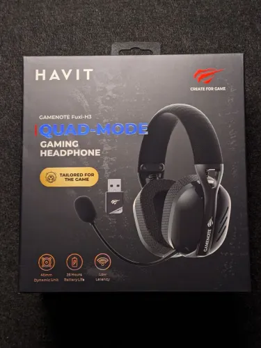 Headset sem fio Havit Fuxi- H3 trimode ( lacrado)