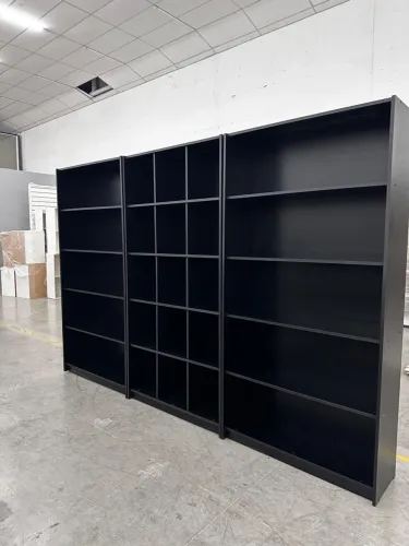 Estantes Prateleira + Colmeia  preta para comércio MDF