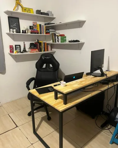 PROMO MESA +SUPORTE 120x80x75 INDUSTRIAL MÓVEIS PLANEJADOS INDUSTRIAL