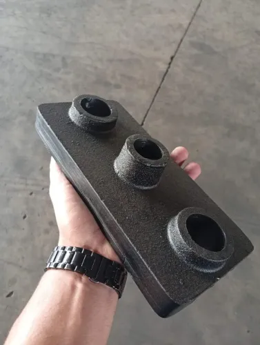 Tijolinho quadrado para aparelho de academia.