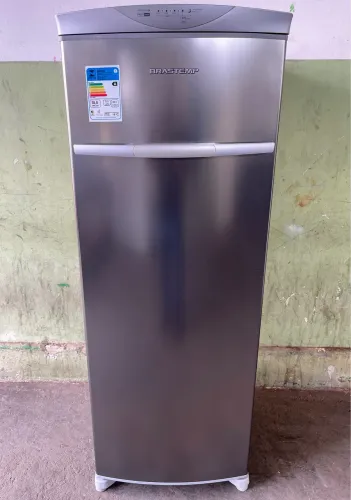 Freezer Brastemp vertical Frost free inox 228 litros 