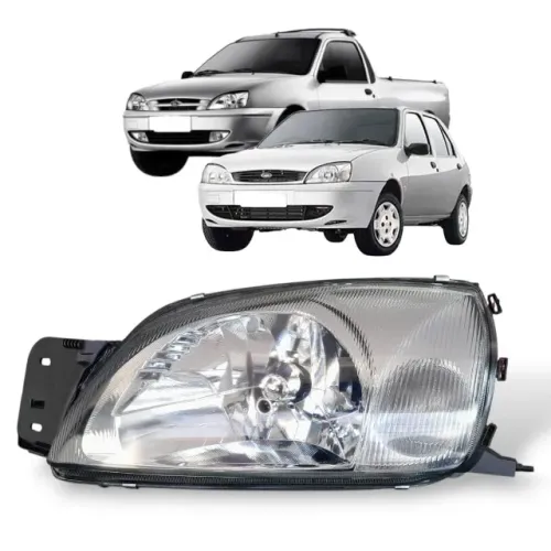 Farol Fiesta/Courier 00/02 Lado Esquerdo 