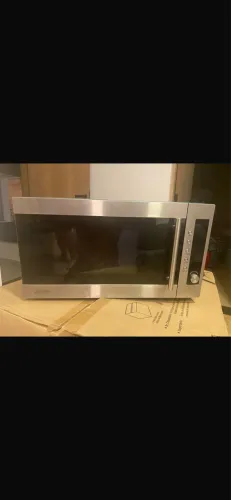 Microondas Inox com grill 220v NOVO