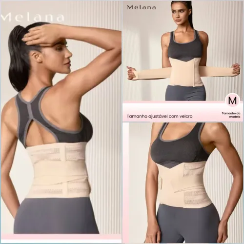Cinta lombar ,em velcro, elástico ajustes, unisex
