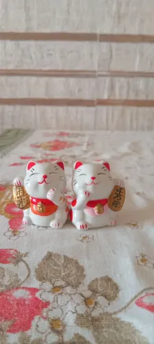 Gatos da Sorte Maneki Neko - Decoração