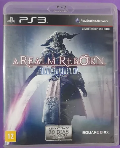 Jogo Final Fantasy XIV: A Realm Reborn - PS3 semi-novo completo