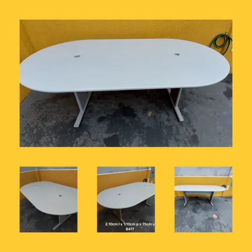 Mesa escritório reunião-oval