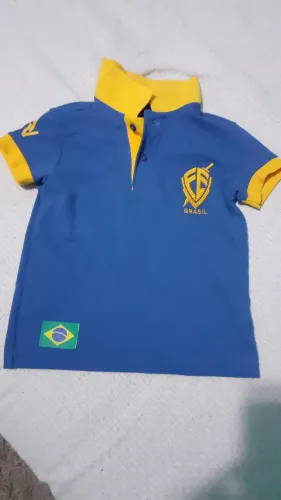 Camisa Polo Infantil André Valadão