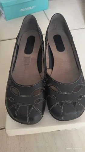 Sapato de couro legítimo