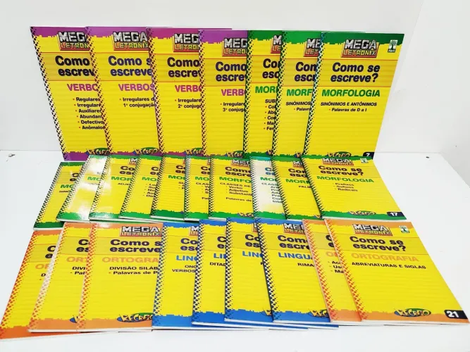 Coleção 26 Livros Mega Letronix Recreio