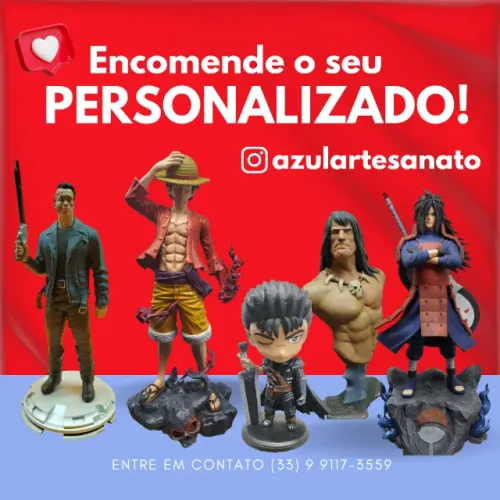 Impressão 3d de Pesonalizados e Action Figures em FDM e Resina.