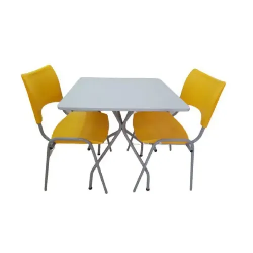 CONJUNTO DE MESA C/ DUAS CADERIAS-IDEAL PARA LANCHONETE,AÇAITERIA,SORVETERIA,RESTAURANT