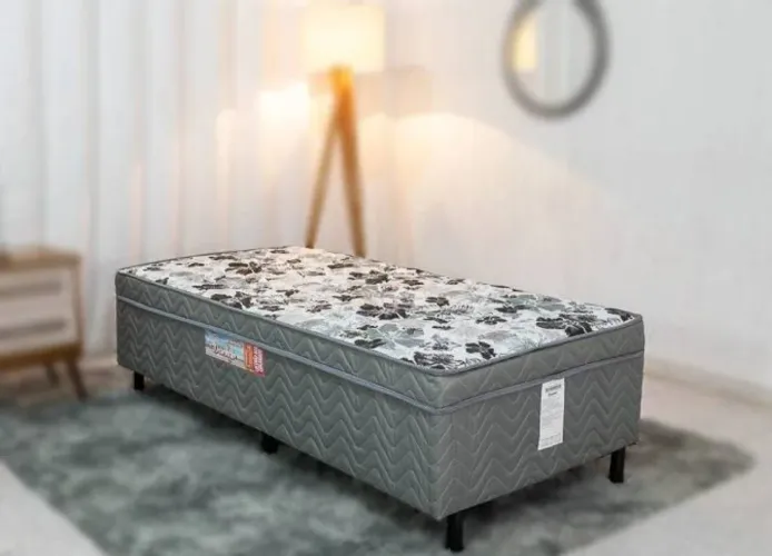 Cama Box Conjugada Solteiro Dackar Pronta Entrega