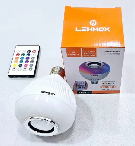 Lâmpada Led com Som Bluetooth