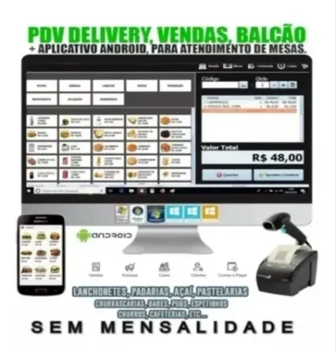 Sistema PDV Sem Mensalidade