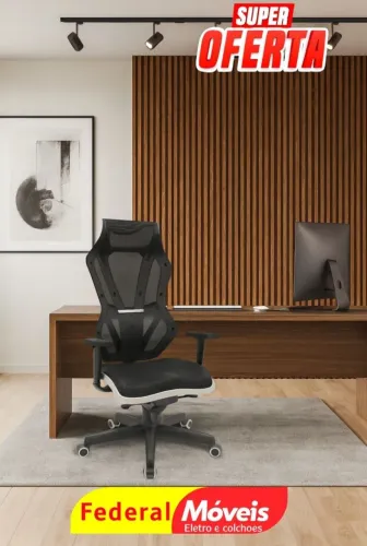 Cadeira Giratória Vizon Gamer - Conforto e estilo para suas partidas!