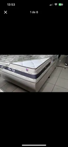 Cama box colchão e base hoje