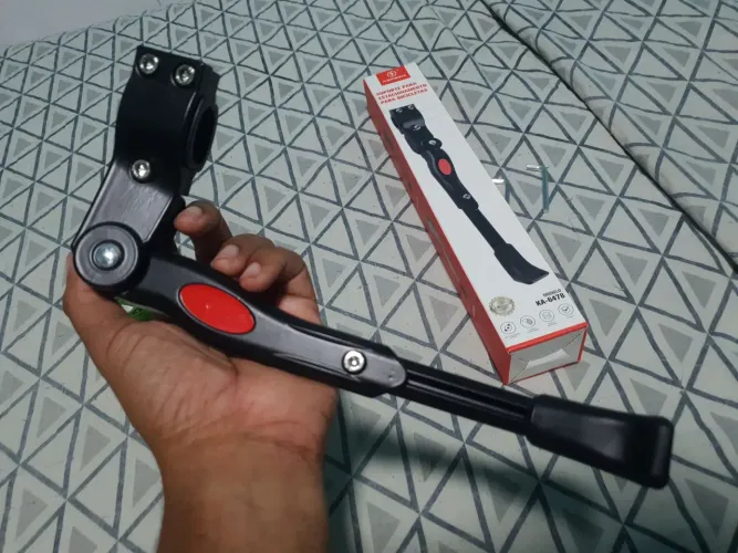 Descanso para bicicleta de metal