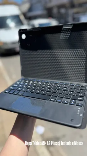 Capa Tablet A9+ 11 Polegadas Samsung c/ Teclado e Mouse 