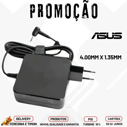 Fonte Carregador para Notebook Asus 19V 1.75A 4.0mm x 1.35m