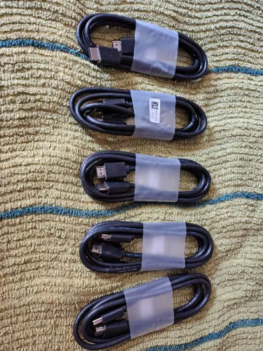 5 Cabos HDMI novos e lacrados