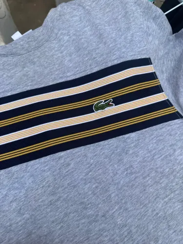 Camiseta nova Lacoste Cinza 