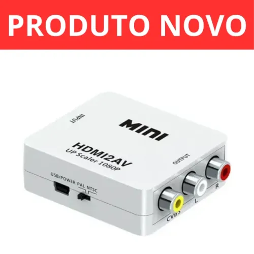 Mini Adaptador Conversor Hdmi2av Entrada Hdmi Para Saída Av
