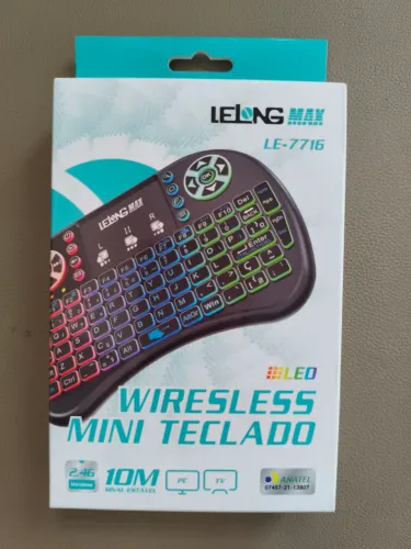 Mini teclado wireless para TV PC