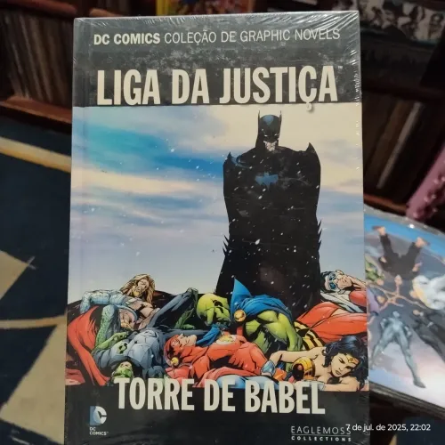 Coleção DC Eaglemoss nr 04. Liga da Justiça, torre de Babel.l