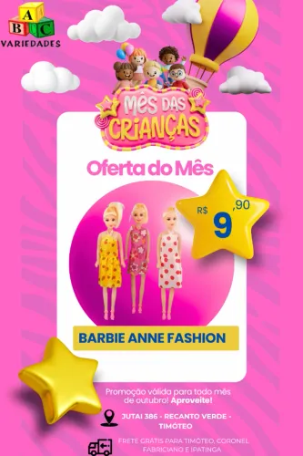 Boneca Barbie Anne Fashion