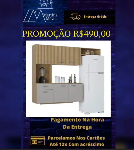 GRANDE PROMOÇÃO COZINHA ISIS 1.80  ENTREGA GRATIS ACEITA CARTÃO