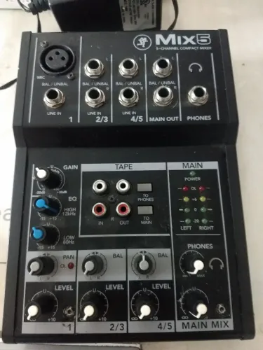 Mixer Mesa de Som Mackie 3 canais