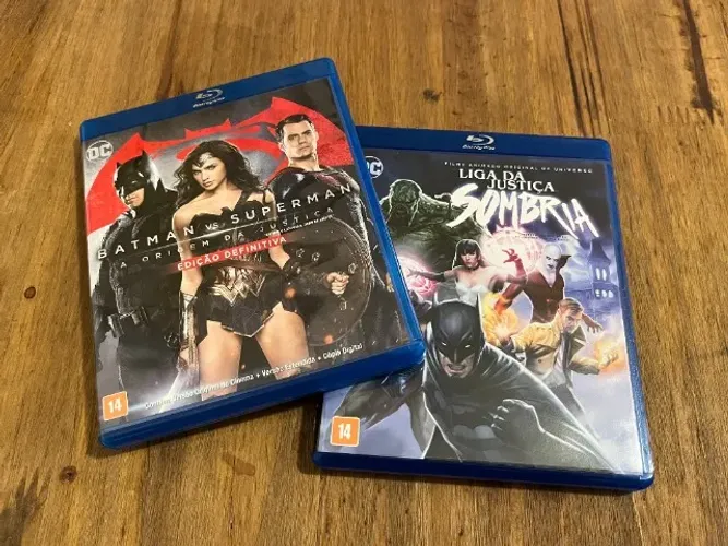 Blu-Ray Batman VS Superman (Edição Definitiva - Duplo) + Liga da Justiça Sombria (Animado)