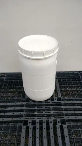 Bombona plástica balde de 40 litros de bocão com tampo rosqueável