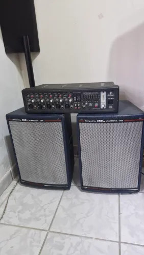 Torro Mixer 5 Canais + 2 Caixas de Som 8 Polegadas