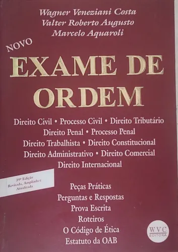 Novo Exame de Ordem