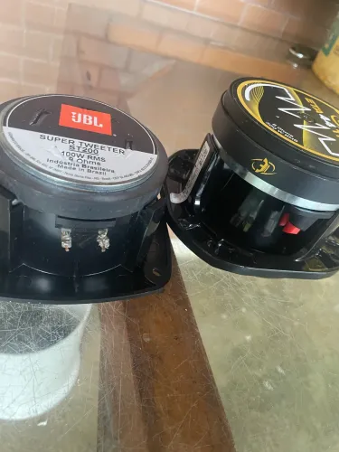 Par de tweeters Eros e JBL + brinde
