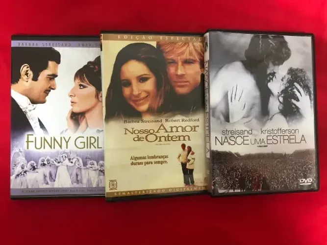 Dvds - Nasce Uma Estrela + Nosso Amor De Ontem + Funny Girl