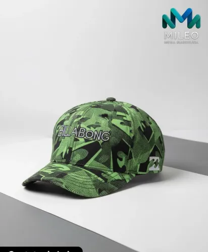 Boné Billabong Camuflado Verde e Preto (PROMOÇÃO)