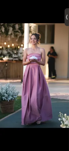 Vestido rosê madrinha 