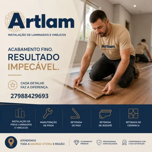 Instalação de Laminados e Vinílicos