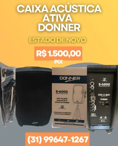 Caixa Ativa 300 wms Donner
