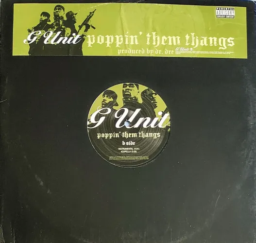 Lp Vinil G-Unit Poppin' Then Thangs - Single 12"