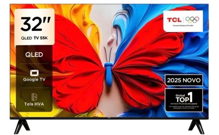 SMART TV TCL QLED 32 POLEGADAS - 32S5K